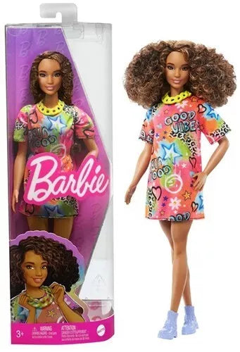 B2010 194735157471 Barbie Fashionistas Pouppee "Good Vibes 10x32cm Mattel