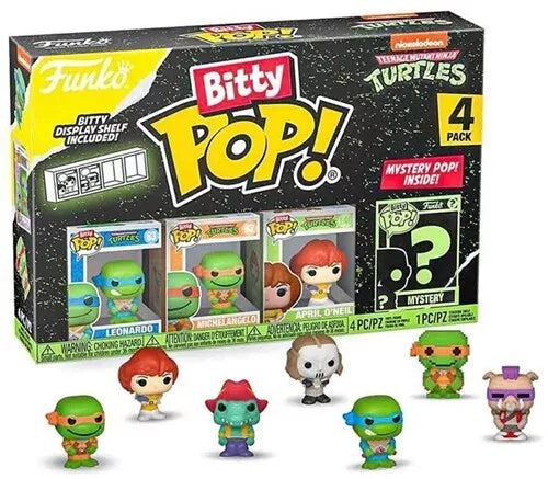 JJ80 Bitty POP! Teenage Mutant Ninja Turtles Leonardo 4-Pack 9,5x14cm