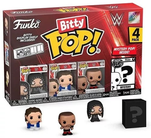 JJ55 Bitty POP! WWE The Undertaker 4-Pack 9,5x14cm