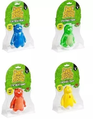 GG301 lot de 4 pcs : Gang Beasts Stretchy Figure 11,5cm 14,5x24cm