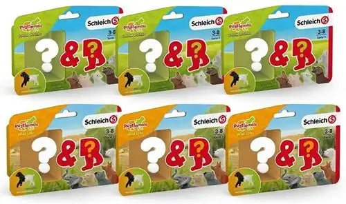 4055744040863 – Lot de 30 pcs Schleich Puzzlemals Collectable Farm World assortis 12x15,5 cm – Grossiste figurines