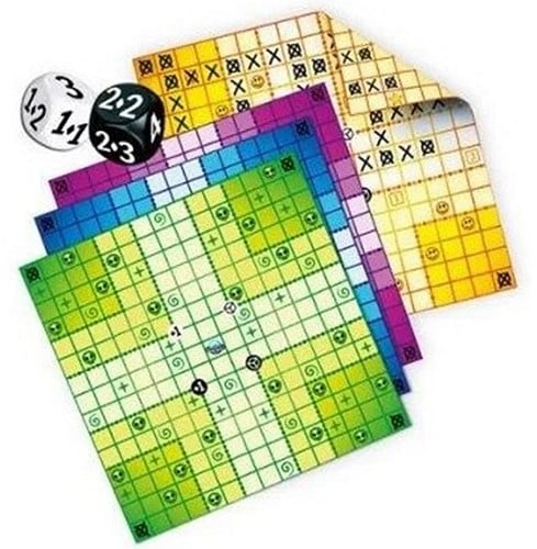 4001504883485 – Jeu Schmidt Roll 'Em & Fold 'Em (13x18cm, UK) – Promo Jeux déstockage à prix grossiste – Dispo Simcha FR
