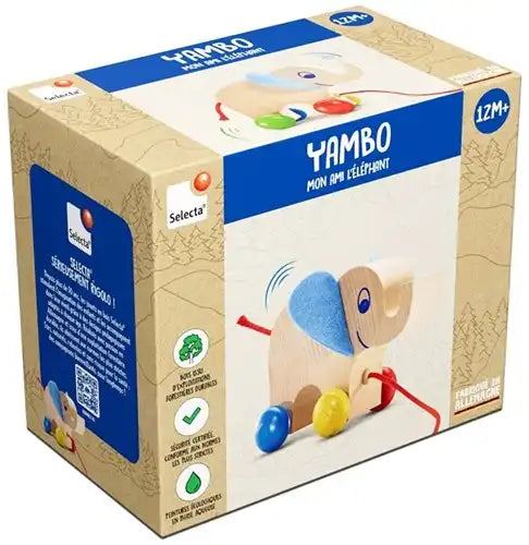 4060848629258 – Schmidt Selecta Jouet en bois Yambo 12,5x14 cm – Grossiste jouets en bois éducatifs