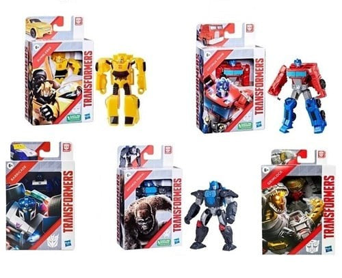 5010996119049 Lot de 5 figurines Transformers Authentics Bravo assorties 10x17cm – Hasbro