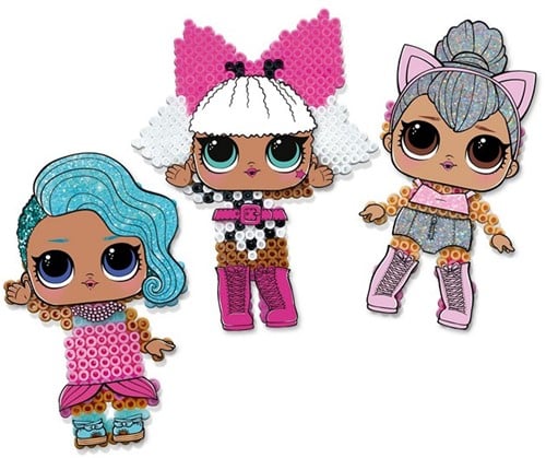 8710341141981 | SES L.O.L. Surprise! Perles à Repasser 20x20cm – Activité Créative pour Enfants