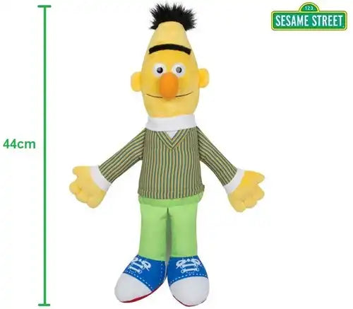 5038104066146 – colis de 1 pc : Sesame Street Peluche Bert 30/44cm – Grossiste – Sesame Street / Hasbro
