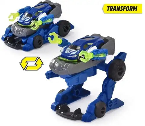 4006333082382 – Colis de 1 pc Simba Véhicule Die-Cast Police Trooper 10,5×20 cm – Voiture transformable à fonction de tir – Grossiste jouets Simba