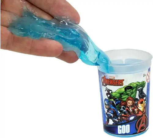 11692489121009000149 – Slijmpot 70g 5x7cm assorti Disney / Marvel / Dino / Princess (colis 24 pièces)