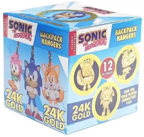 754590834728 – Lot revendeur de 18 pcs – Vente en gros Sonic Backpack Hanger Blindbox assorti