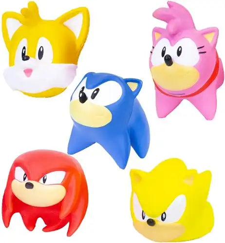 735850859118 – Packaging: Pack of 8 pcs Sonic the Hedgehog Mega Squishme 5 assorted 15.5x22cm 