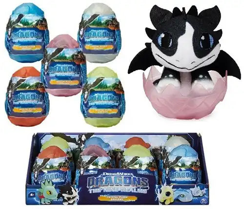 Spin Master DreamWorks Dragons Crystal Plush Dragons 10cm assortis in display (8)
