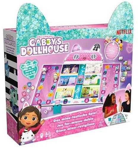 Spin Master DreamWorks Gabby's Dollhouse Game Le jeu miaou-tastique 21,5x26,5 cm