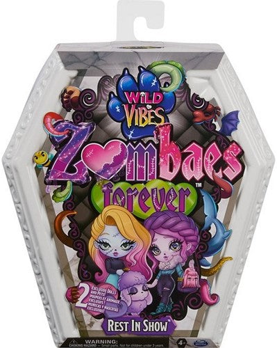 Spin Master Zombaes Forever Wild Vibes Playset avec 2 poupées 18x20cm