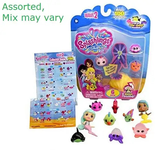 813460020828 – Colis de 8 pièces – Splashlings Wave 2 Figures 6-Pack 15 x 17,5 cm – dispo Simcha.fr