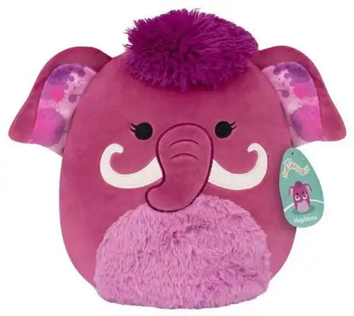 196566381315 – Squishmallows Peluche Magdalena Mammouth Magenta 30 cm
