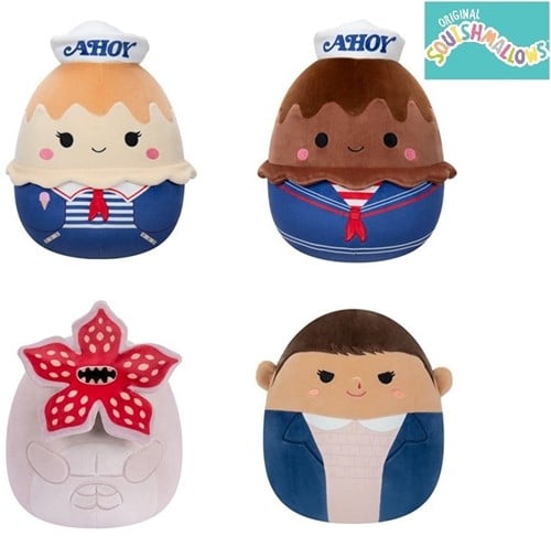 191726805892 Lot 6 Squishmallows Stranger Things 20cm 4 Assortis