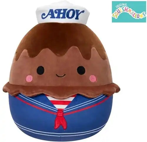191726826477 – Colis de 1 pc : Squishmallows Stranger Things Peluche Chocolate Pudding 25 cm – Grossiste peluches officielles sous licence Netflix