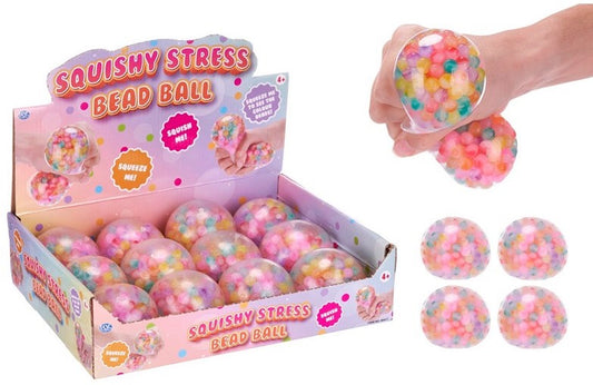 Squishy Stress Bead Ball 7cm in display (12)