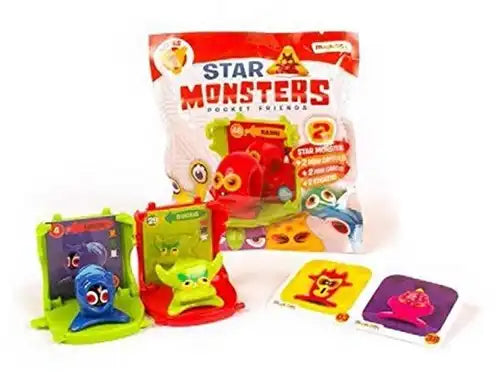 8431618004432 – Colis 12 pcs Star Monsters Blindbag – Sachets surprises figurines et accessoires 11×13 cm