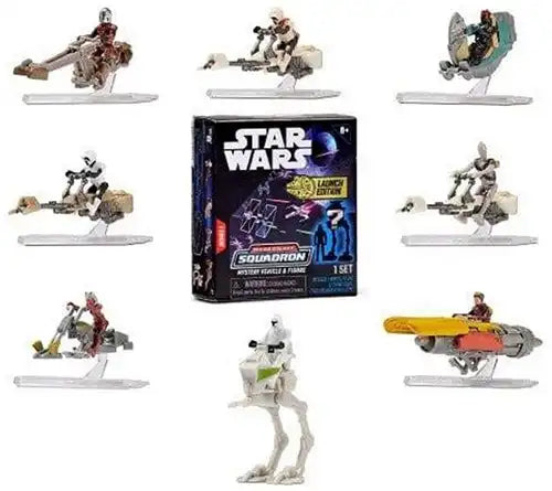 4582578289279 – Colis 12 pièces Star Wars Micro Galaxy Mystery Vehicle & Figure Series 1 pas cher