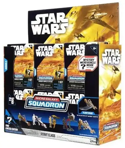 4582578289286 – Colis 12 pièces Star Wars Micro Galaxy Mystery Vehicle & Figure Series 2 6,5 x 8 cm