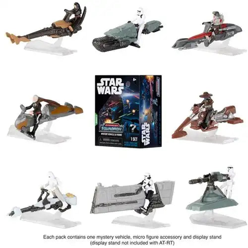 4582578293849 – Colis 12 pièces Star Wars Micro Galaxy Mystery Vehicle & Figure Series 3 6,5 x 8 cm