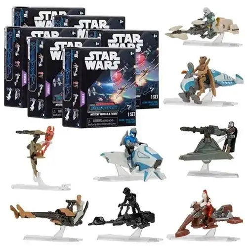 4582578300639 – Colis 12 pièces Star Wars Micro Galaxy Mystery Vehicle & Figure Series 5 6,5 x 8 cm