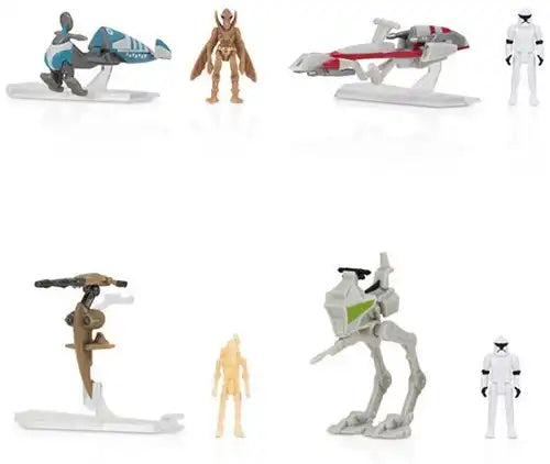 4570191969920 – Colis 12 pièces Star Wars Micro Galaxy Mystery Vehicle & Figure Series 6 6,5 x 8 cm