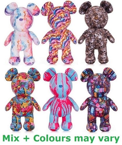 5038104494727	FEV106	lot de 6 pcs : Streetbears Peluche Serie 1 6 assortis 29cm