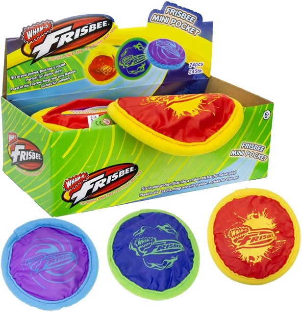 Sunflex Mini Pocket Frisbee 16cm assortis in display (24)
