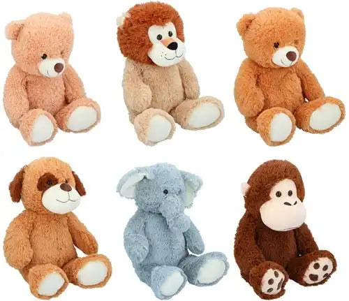 4016833014509 – Colis de 6 pcs : Sunkid animaux en peluche 6 assortis 70 cm – Grossiste peluches