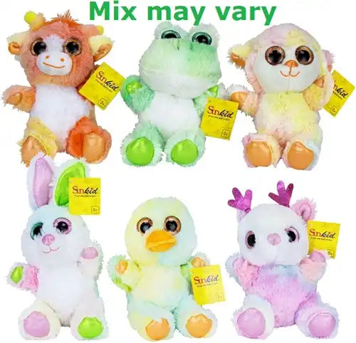 4016833012956 – Sunkid Peluche Animaux Glitter Edition assortis 18cm dispo Simcha.fr