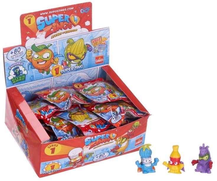 Super Zings Figurines de collection 8x8,5cm, assortiment en présentoir (25)