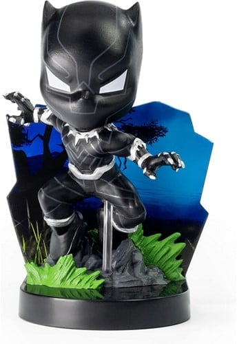 850018355933 Diorama Marvel Superama Black Panther – Figurine de collection 12x19cm avec fond interchangeable