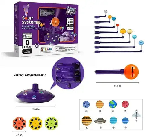 6971325134166 – Topbright Solar System Planetary Projector 24,5x30 cm – Grossiste jouets éducatifs STEAM