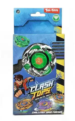 8714627010077 – Toupie Métal Gyro Battle avec Tireur – Colis de 24 pièces (6 modèles assortis)