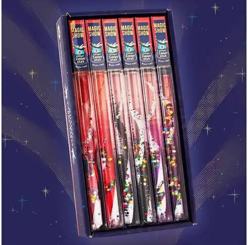 4032722958846 – Trendhaus Baguette magique à paillettes Magic Show 22,5 cm – Colis de 12 pièces