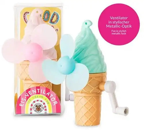 Colis de 6 pièces – 4032722960986 – Vente en gros Trendhaus Good Feelings éventails cornets de glace assortis 2,5 x 11,5 cm