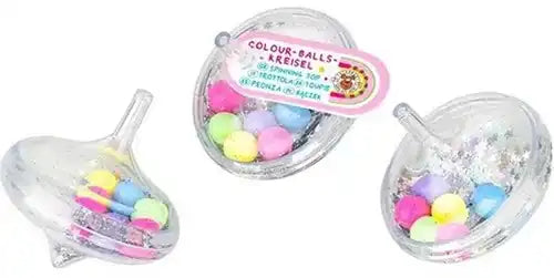 4032722960481 – Lot de 12 pcs Trendhaus Good Feelings Toupie à boules colorées 5x6 cm en présentoir – Grossiste Trendhaus