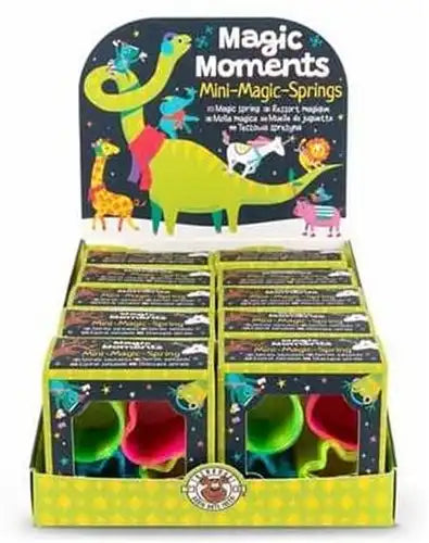 4032722960658 – Colis de 12 pcs : Trendhaus Magic Moments Mini Step Spring 4-Pack 7x7 cm en présentoir – Grossiste jouets fantaisie