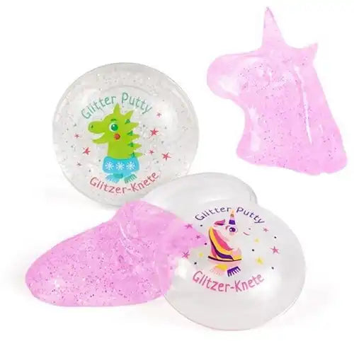 4032722963291 – Colis de 15 pcs : Trendhaus Magic Moments Pâte à paillettes 4,5 cm 25 g 2 assortis en présentoir – Grossiste jouets créatifs