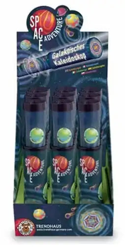 4032722960726 – Trendhaus SPACE ADVENTURE Kaleidoscope XL extensible 31,5x4,2cm en présentoir (9) dispo Simcha.fr