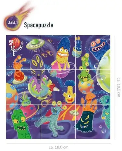 4032722958631 – Trendhaus Space Adventure Mini Puzzle 2 in 1 7x7 cm en présentoir (12)
