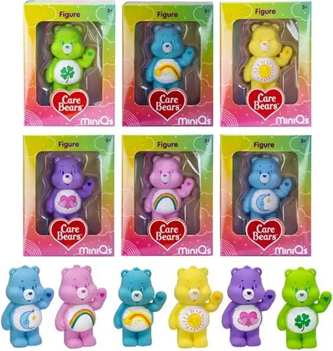 5056474210778 – Lot revendeur de 12 pcs – Vente en gros Care Bears MiniQs Figurines 8cm assorties