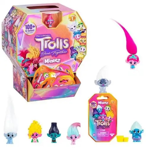 630996243022 – Colis de 24 pièces – Vente en gros Trolls Mineez 2-Pack Blindpack Série 1 assortis en présentoir – dispo Simcha.fr