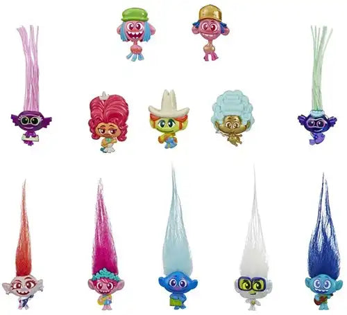 630509918249 – Trolls World Tour Tiny Dancers 7x8,5cm figurines surprises avec accessoires (colis 12 pièces)