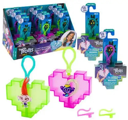 630509918140 – Trolls World Tour Tiny Dancers 7x8,5cm figurines surprises (colis 12 pièces)
