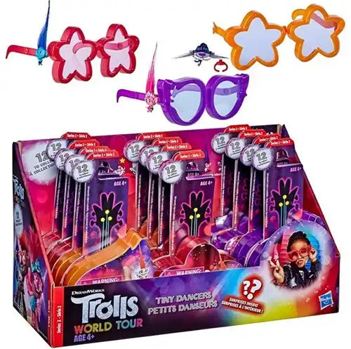 630509918249 – Trolls World Tour Tiny Dancers 7x8,5cm figurines surprises avec accessoires (colis 12 pièces)