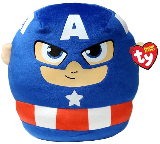 TY Squish a Boos peluche Captain America 33cm
