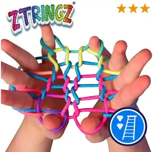 8711808321175 – Colis de 10 pcs : Ztringz Vingertouw sur carte assorti 9x20 cm – Grossiste jeux d’adresse et loisirs créatifs
